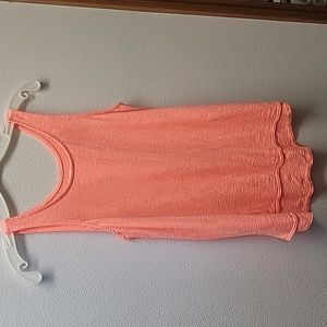 Old Navy Girls XL, Size 14 Orange Sleeveless Workout Tank